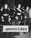 genocidas videla, massera y agosti